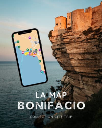 Carte interactive des visites, plages et adresses de Bonifacio en Corse du Sud